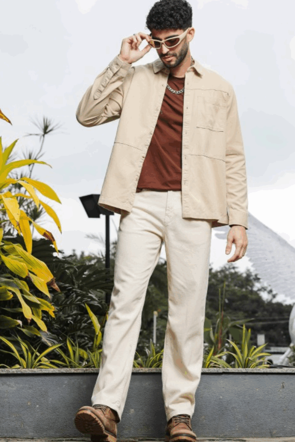 Men Comfort Relaxed Fit Jeans - Image 2